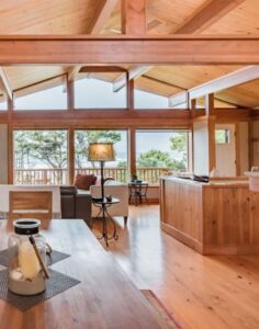 cabin rental with view